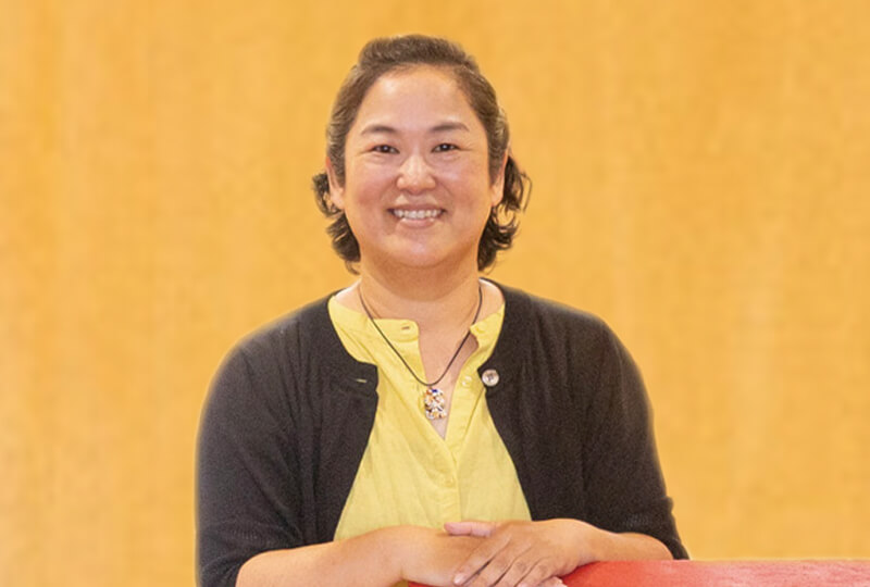 立命館小学校 主幹　茶谷 美保（ちゃだに みほ）先生